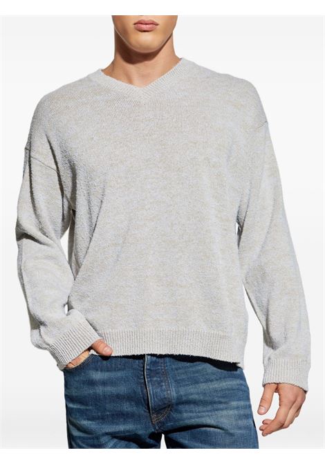 maglione v-neck uomo beige MAISON MARGIELA | S50HN0019 M13152003F